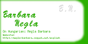 barbara megla business card